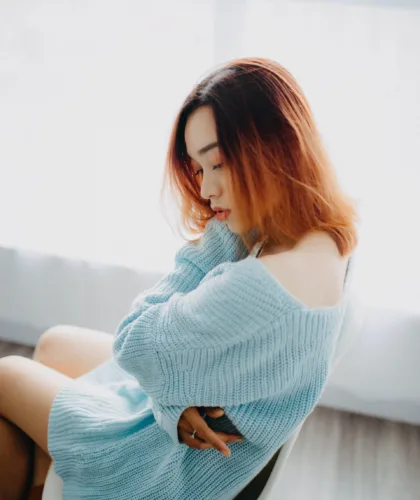 грустная девушка