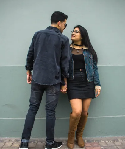 девушка и парень