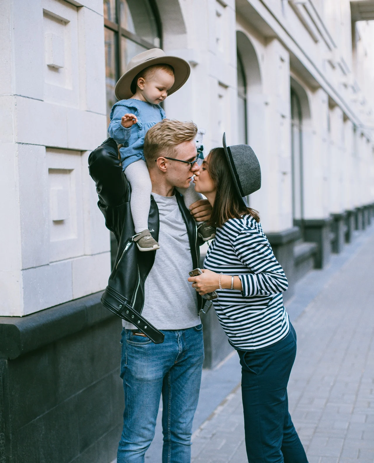 семья с ребенком